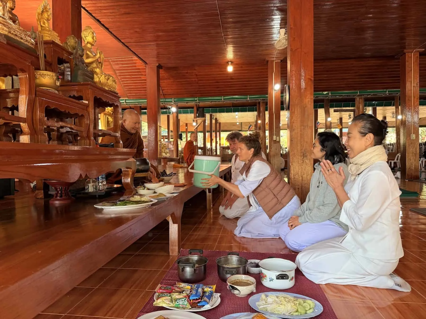 Food offering ceremony