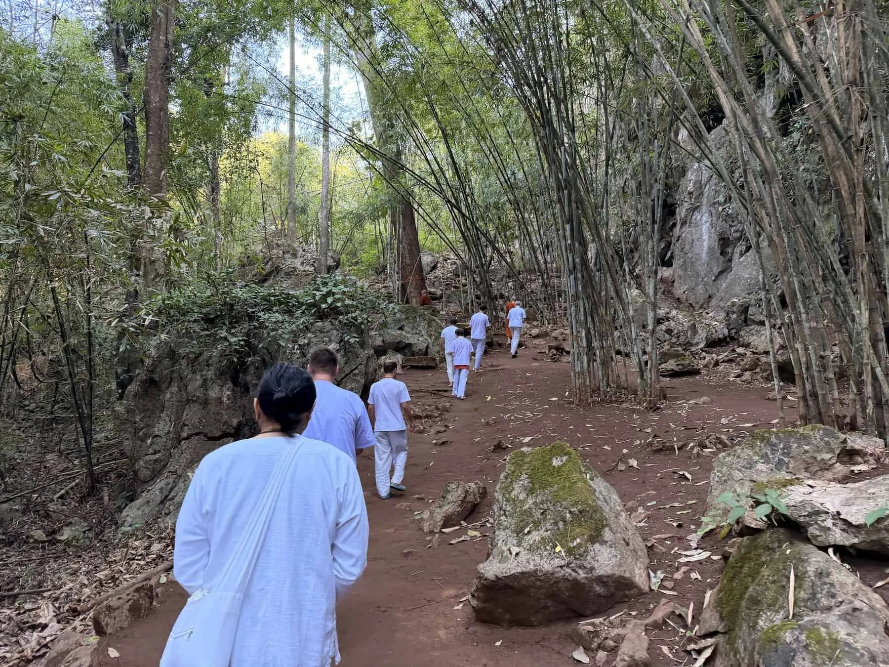 Walking meditation practice
